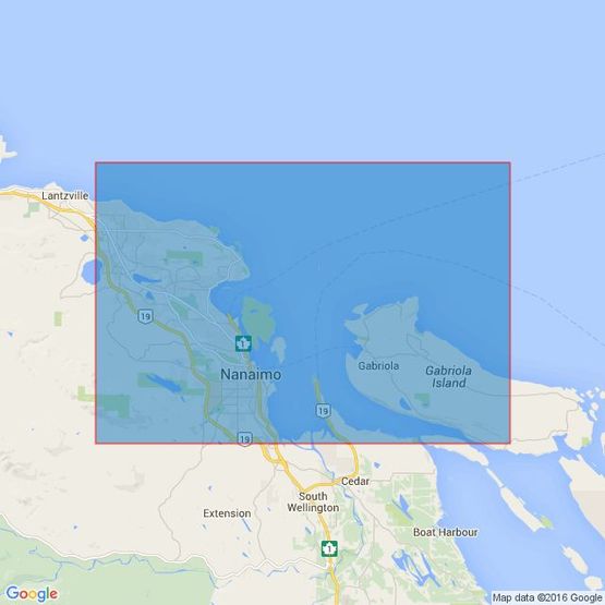 4957 Strait of Georgia,Approaches to Nanaimo Harbour Admiralty Chart