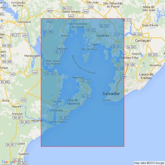 540 Baia de Todos os Santos Admiralty Chart