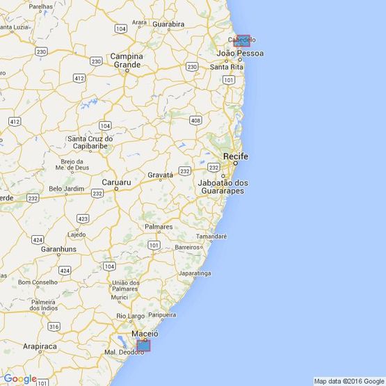 960 Cabedelo and Maceio Admiralty Chart