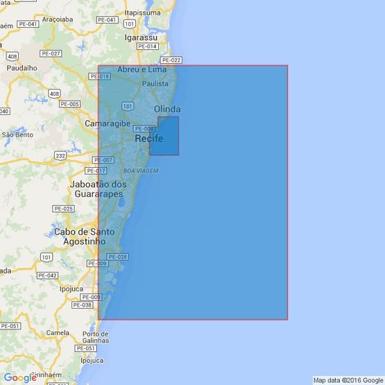 969 Recife and Approaches Admiralty Chart