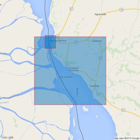 3561 La Plata to Nueva Palmira Admiralty Chart