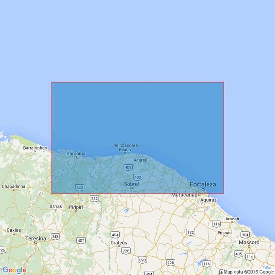 3957 Tutoia to Fortaleza Admiralty Chart