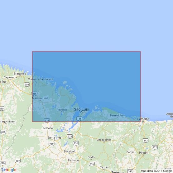 3958 Cabo Gurupi to Tutoia Admiralty Chart