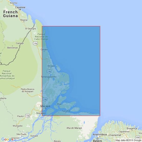 3962 Northern Approaches to Rio Amazonas Admiralty Chart