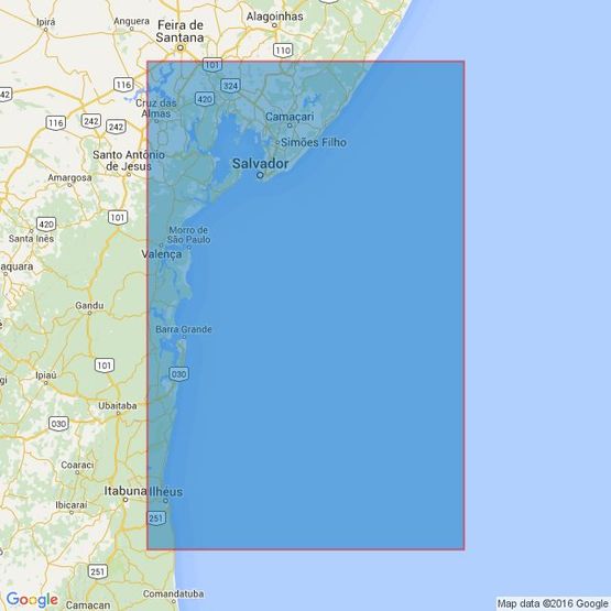 3975 Ponta Acu da Torre to Ilheus Admiralty Chart