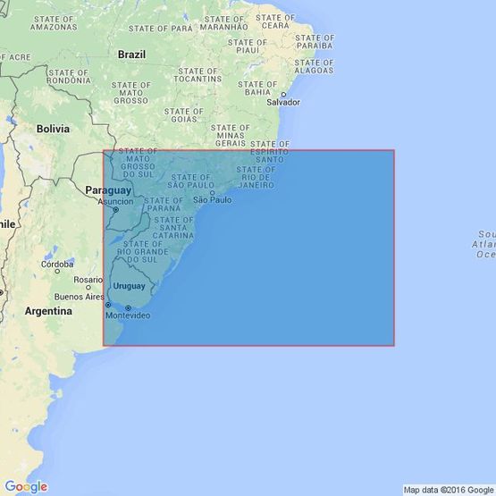 4201 Southeast Coast of South America Admiralty Chart