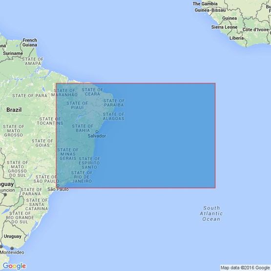 4202 East Coast of South America Admiralty Chart