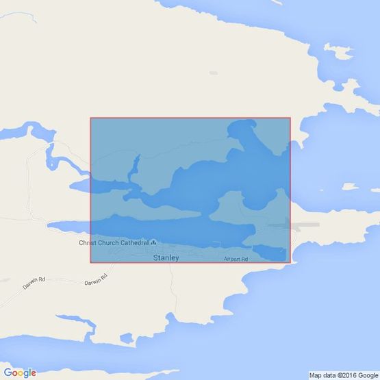 1614 Stanley Harbour and Approaches Admiralty Chart