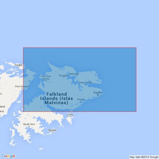 2507 Pebble Island to Port Fitzroy Admiralty Chart