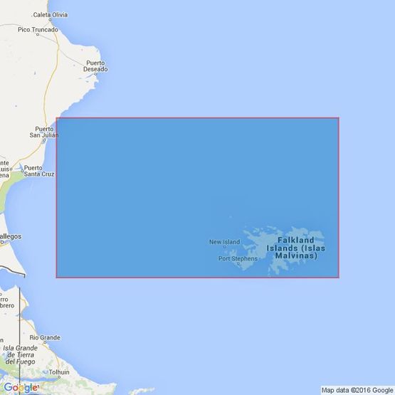 2517 North-Western Approaches to the Falkland Islands Admiralty Chart
