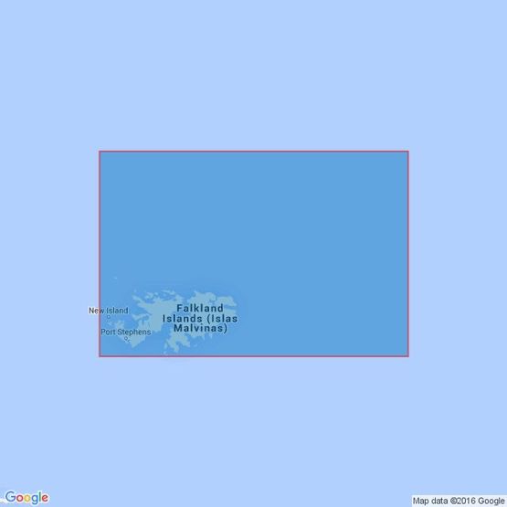 2518 North-Eastern Approaches to the Falkland Islands Admiralty Chart