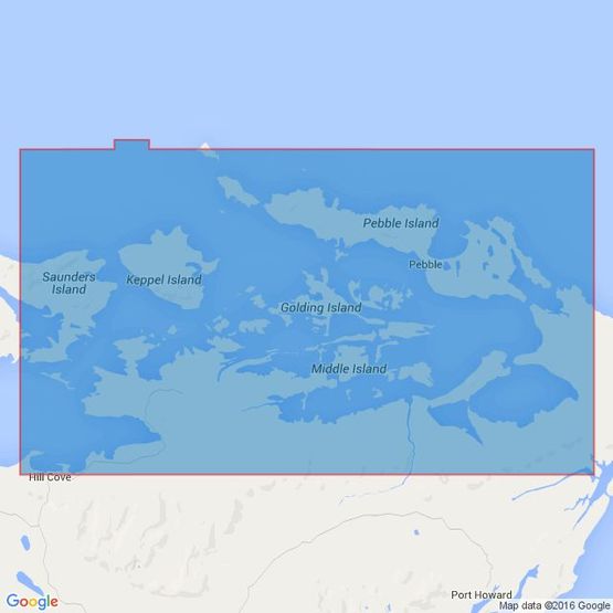 2545 Port Egmont to Port Purvis Admiralty Chart