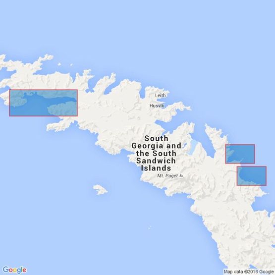 3586 Harbours and Anchorages in South Georgia, Sheet 2 Admiralty Chart