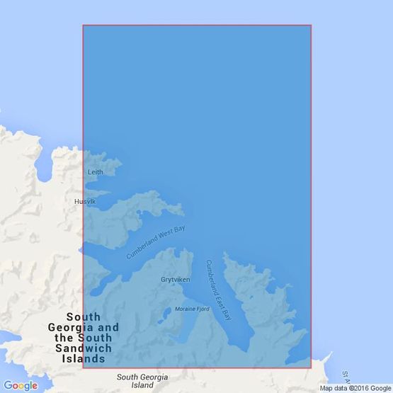 3588 South Georgia, Approaches to Stromness &amp; Cumberland Bays Admiralty Chart