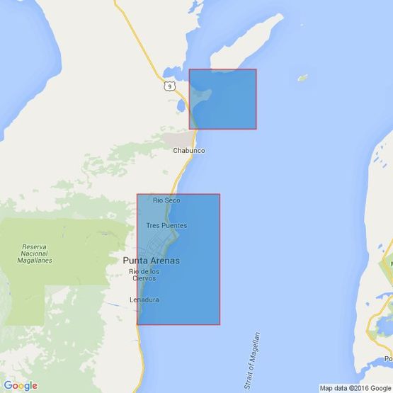 1694 Segunda Angostura to Punta Arenas Admiralty Chart