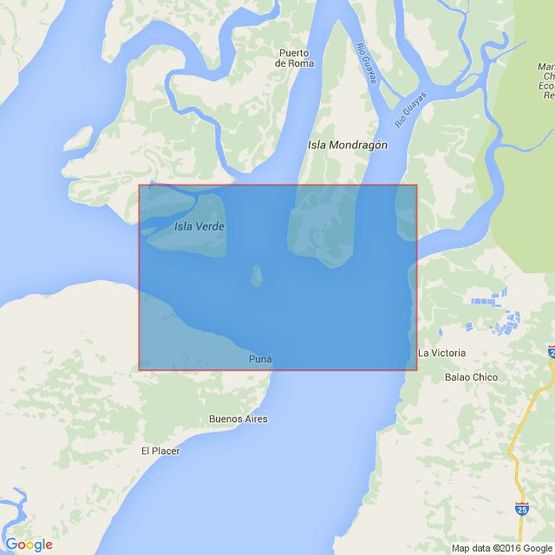 511 Ecuador, Entrance to Rio Guayas including Canal de Cascajal Admiralty Chart