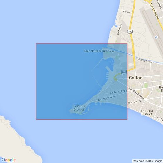 1853 Approaches to Bahia del Callao Admiralty Chart